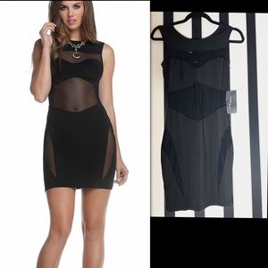 Blvd Collection by Forplay Tyler Illusion Dress, S